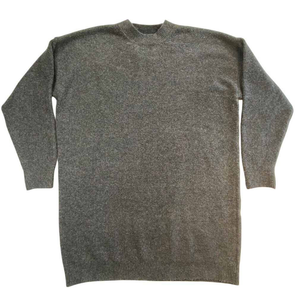 ASOS DESIGN‎ Sweater oversized Knit Tunic Long Sleeve Gray Size S